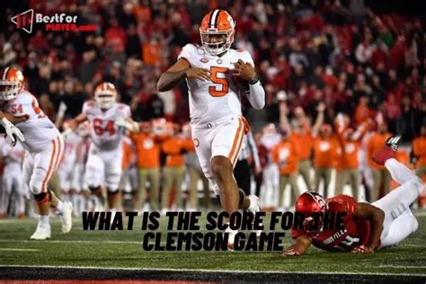 what is the score of the clemson game